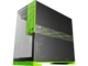 Кутии Geometric Future Model 5 Black/Green, С вентилатори