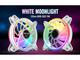 Вентилатори EZDIY-FAB Moonlight 120mm RGB PWM White - 5 Pack