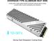 Охладители EZDIY-FAB High Performance M.2 SSD Heatsink Black