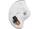 Мишки Logitech ERGO M575S,  Off-White + Blue Ball