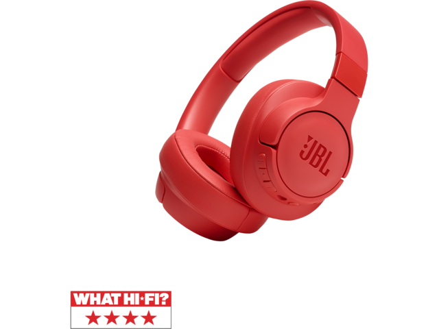 Слушалки JBL Tune 750BTNC, Coral Red
