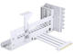 Кабели за компоненти Phanteks Premium Vertical GPU Bracket White, с PCI-e 4.0 x16 Riser