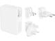 Зарядни устройства Belkin BoostCharge Pro 140W 4-Port GAN Wall Charger, w/ UK+EU+US PLUG - White
