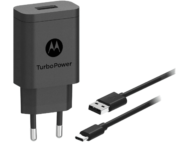 Зарядни устройства Motorola TurboPower 18W USB-A w/ 1m USB-C