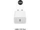 Зарядни устройства Mophie Essentials ACC PWR Adapter USB-C 20W PD White-EU