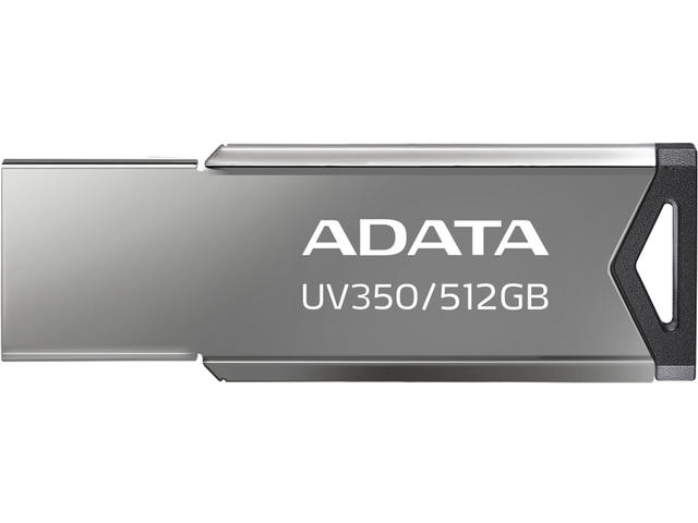 USB памети 512GB ADATA UV350 USB 3.2 Gen1-Flash Drive Silver