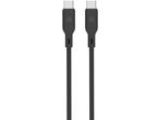 Кабели и Адаптери Dviced Cable USB-C to USB-C silicone 1,25m - Black