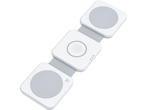 Зарядни устройства Dviced 3-in-1 Foldable magnetic wireless charger, White