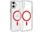 Калъфи Dviced Magsafe iPhone 16 Plus clear case - Red