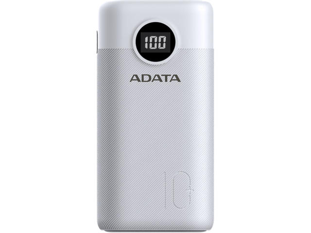 Външни батерии ADATA P10000QCD 10000mAh, White