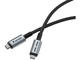 Кабели и Адаптери Verbatim Sync & Charge USB-C to USB-C 240W 40 Gbps 120 cm