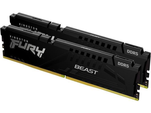 Оперативна памет 64GB (2x32GB) DDR5 6400 MT/s Kingston FURY Beast Black EXPO