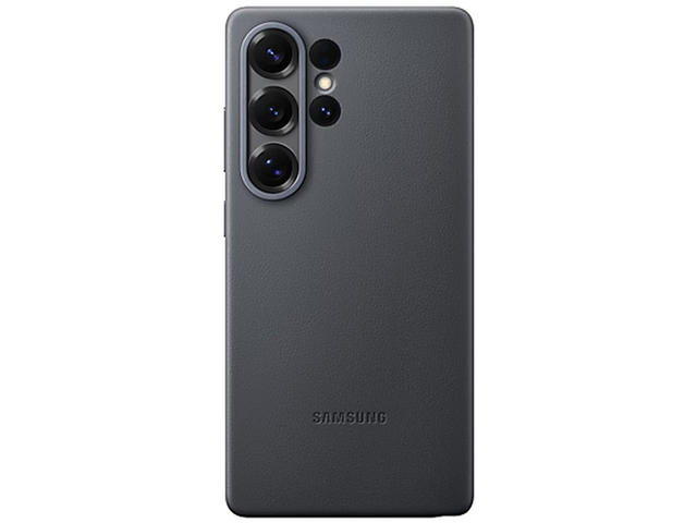 Калъфи Samsung Galaxy S25 Ultra калъф от екокожа, Black