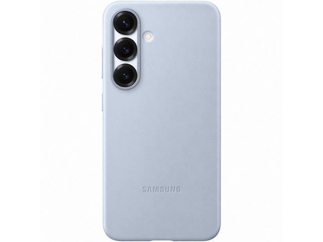 Калъфи Samsung Galaxy S25 калъф от екокожа, Light Blue