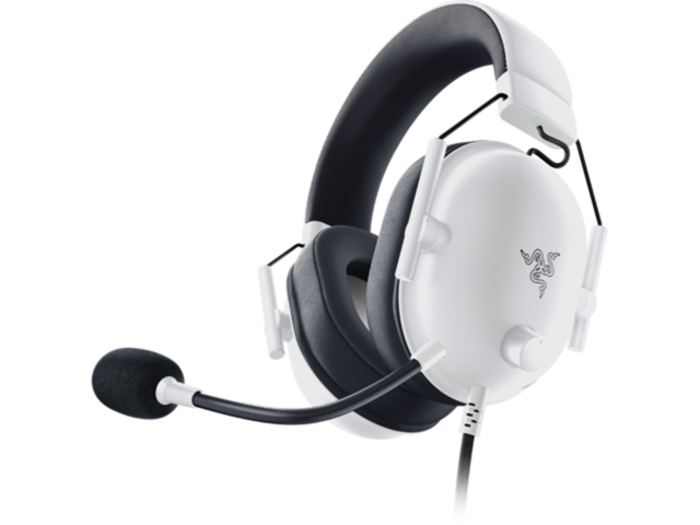 Слушалки Razer BlackShark V2 X, White-с нарушена опаковка
