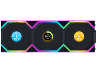 Вентилатори Lian Li UNI FAN SL Wireless LCD 120 Reverse Blade Black 3-Pack