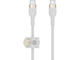 Кабели и Адаптери Belkin BoostCharge Pro Flex USB-C to USB-C Cable 60W 3 m, White