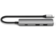USB Хъб Satechi 4-in-1 USB-C Slim Multiport Adapter 4K - Space Grey