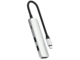 USB Хъб Satechi 4-in-1 USB-C Slim Multiport Adapter 4K - Silver