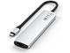 USB Хъб Satechi 7-in-1 USB-C Slim Multiport Adapter with Ethernet - Silver