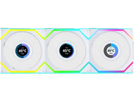 Вентилатори Lian Li UNI FAN SL Wireless LCD 120 White 3-Pack