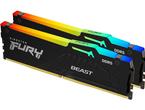 Оперативна памет 64GB (2x32GB) DDR5 6400 MT/s Kingston FURY Beast Black RGB