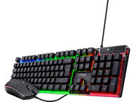 Клавиатури TRUST GXT 838 Azor Keyboard and Mouse set - Black