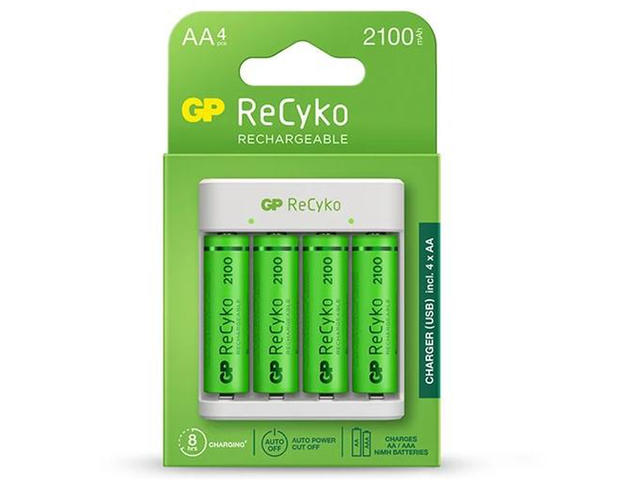 Зарядни устройства Зарядно за батерии GP ReCyko