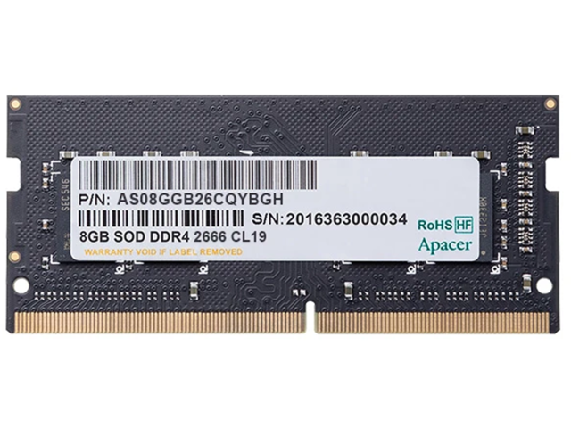 Оперативна памет 8GB DDR4 2666 MT/s Apacer SODIMM