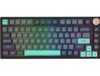 Клавиатури VGN N75 Wired Mechanical Keyboard, Caribbean Blue, Power Silver суич