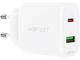 Зарядни устройства Acefast  Fast Charge Wall Charger A25 PD20W (1xUSB-C+1xUSB-A) EU