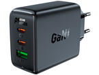 Зарядни устройства Acefast  Fast Charge Wall Charger A41 PD65W GaN (2xUSB-C + USB-A) EU