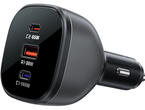 Зарядни устройства Acefast Fast Charge Car Charger B14 165W PD3.1 (2xUSB-C + 1xUSB-A)