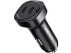 Зарядни устройства Acefast Fast Charge Car Charger B2 72W (2xUSB-C)