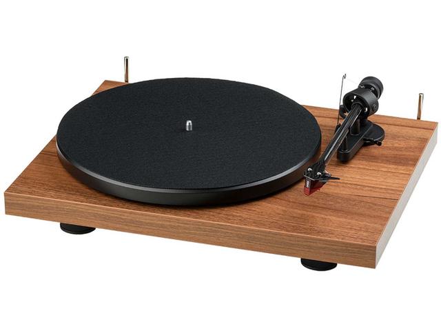 Грамофони Pro-Ject Debut E Carbon (2M Red) - кафяв