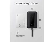 Външни батерии Anker Zolo Powerbank 10000mAh 30W Power Bank Portable Charger with Built-in USB C Cable A1688