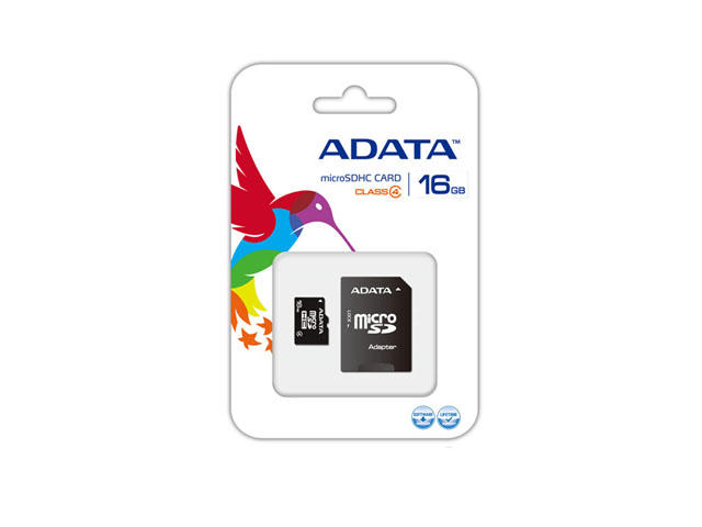 Аксесоари за таблети 16GB microSD карта A-Data class 4