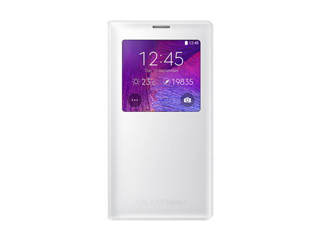 Калъфи Samsung S View Cover Classic Edition за Samsung Note 4, в бяло