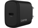 Зарядни устройства Canyon OnCharge 200 20W 1xPD EU Black