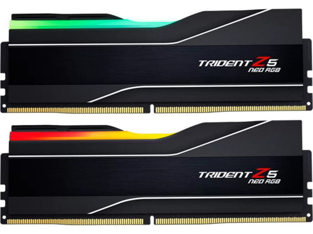 Оперативна памет 48GB (2x24GB) DDR5 6400 MT/s G.SKILL Trident Z5 Neo RGB Black