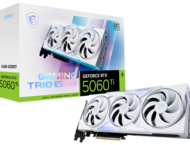 Видео карти MSI GeForce RTX 5060 Ti 16G GAMING TRIO OC WHITE