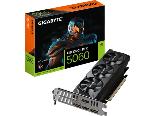 Видео карти GIGABYTE GeForce RTX 5060 OC Low Profile 8G
