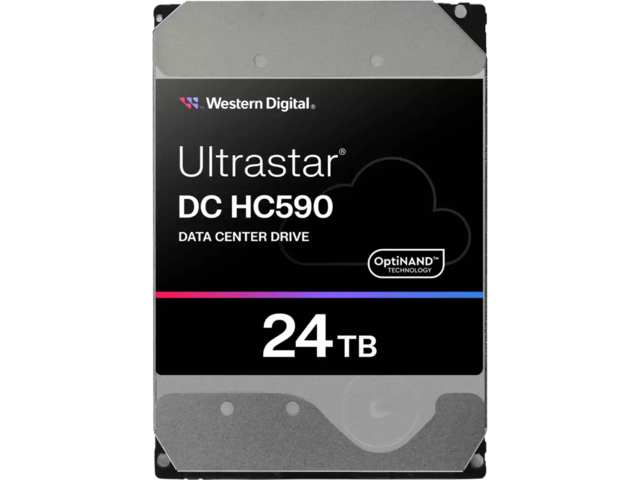 Твърди дискове 24TB 7200rpm Western Digital Ultrastar DC HC590