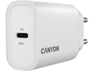 Зарядни устройства Canyon Wall Charger OnCharge 30CL, White