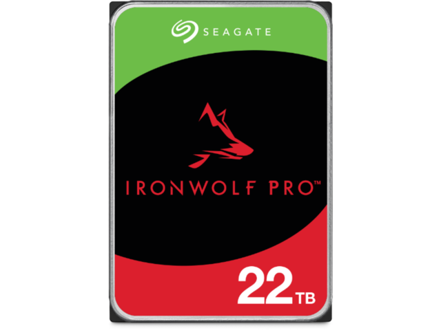 Твърди дискове 22TB 7200rpm Seagate IronWolf Pro NAS