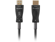Кабели и Адаптери Lanberg HDMI M/M v2.1 кабел 20 м оптичен черен aoc
