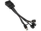 Кабели за компоненти Lian Li PW-U2TPAB USB 2.0 1-to-3 Hub