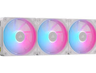 Вентилатори Corsair iCUE LINK LX120 RGB PWM Starter Kit White