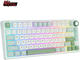 Клавиатури Royal Kludge R75 Sky Cyan, K silver switch