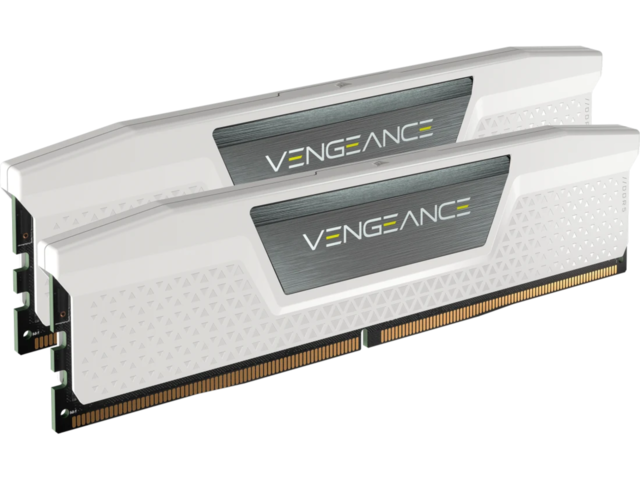 Оперативна памет 32GB (2x16GB) DDR5 6400 MT/s CL36 Corsair VENGEANCE White